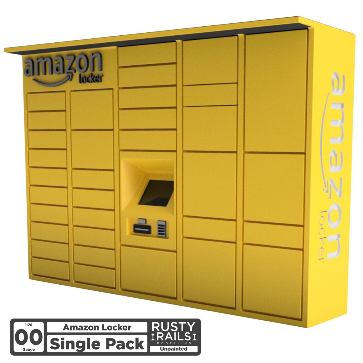 OO Gauge Amazon Locker Unpainted - Rusty Rails Modelling