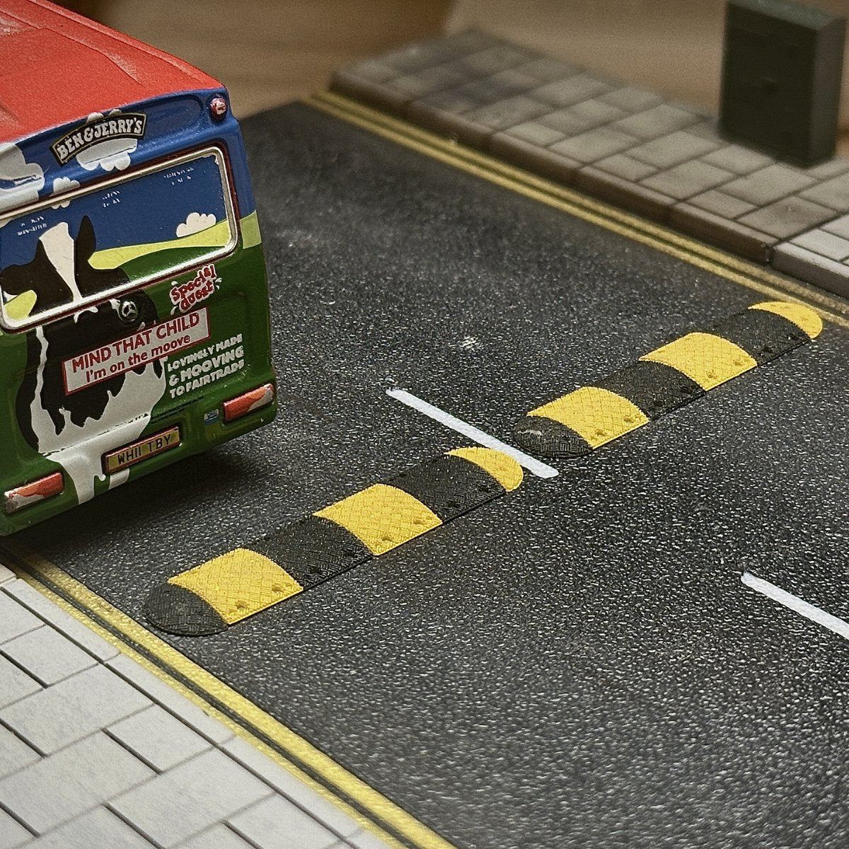 OO Gauge Speed Bumps x3 Unpainted - Rusty Rails Modelling