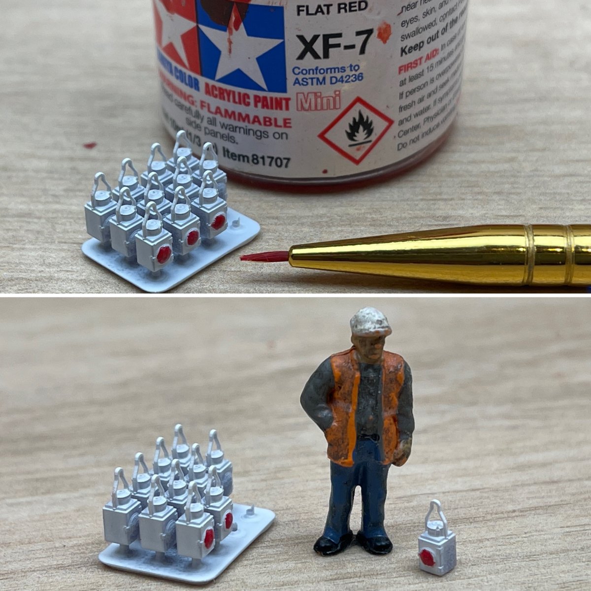 OO Gauge Tail Lamps Older Style x12 Unpainted - Rusty Rails Modelling