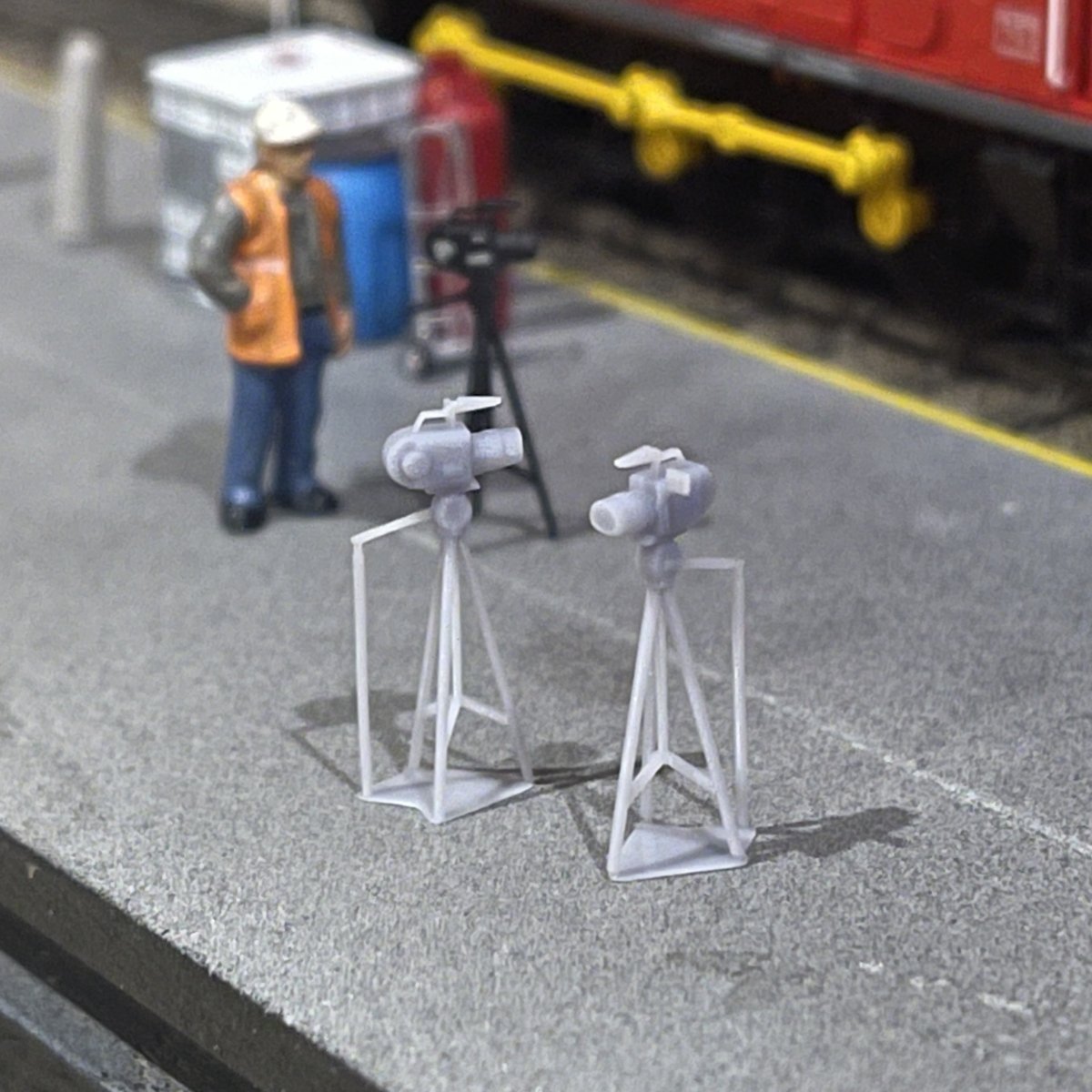 OO Gauge Video Cameras x5 Unpainted - Rusty Rails Modelling
