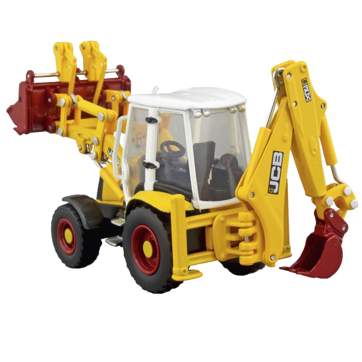 Oxford Diecast 763CX003 JCB 3CX Eco Backhoe Loader 70th Anniversary - Phillips Hobbies