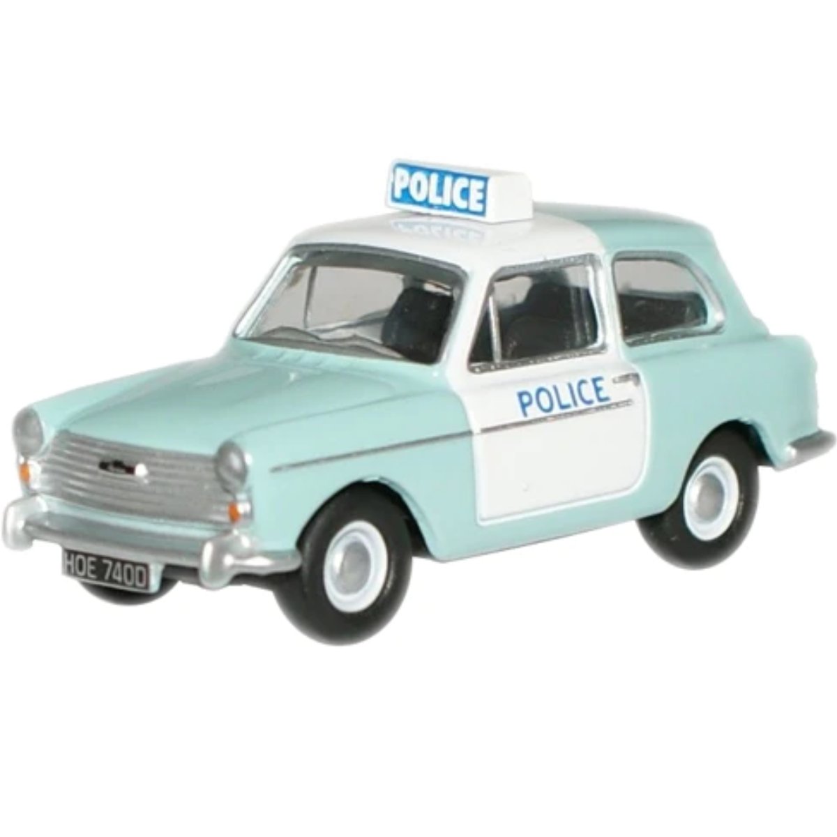 Oxford Diecast 76AA002 Police Panda Austin A40 MKII - Phillips Hobbies