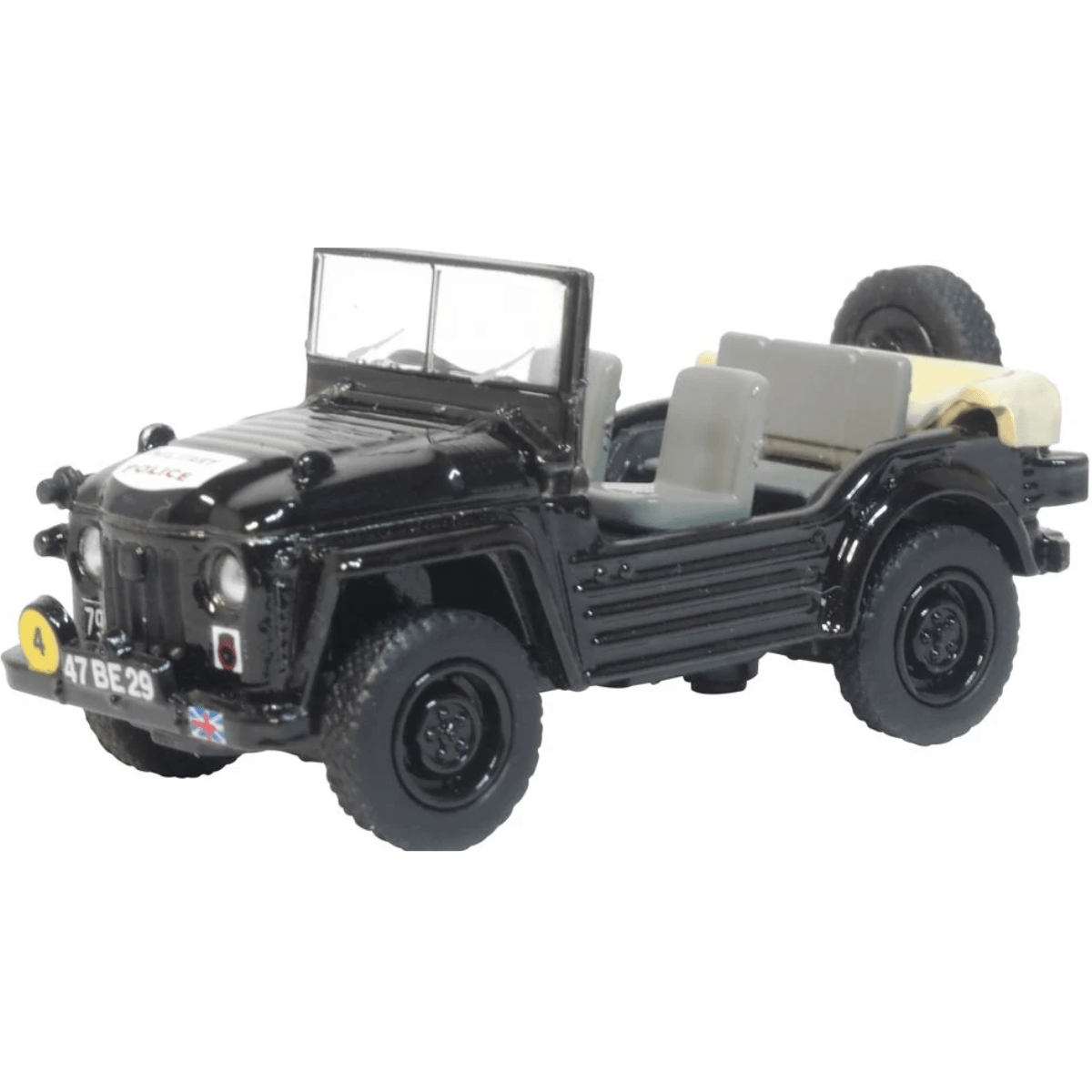 Oxford Diecast 76AC003 Royal Military Police Berlin 1954 Austin Champ - 1:76 Scale - Phillips Hobbies