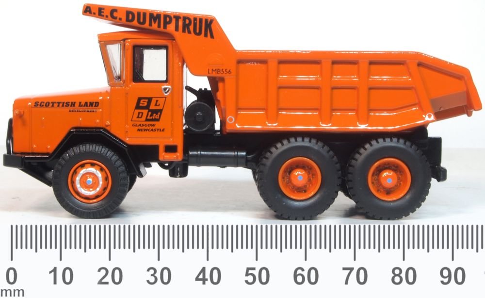 Oxford Diecast 76ACD004 AEC 690 Dump Truck Scottish Land Development - 1:76 Scale - Phillips Hobbies