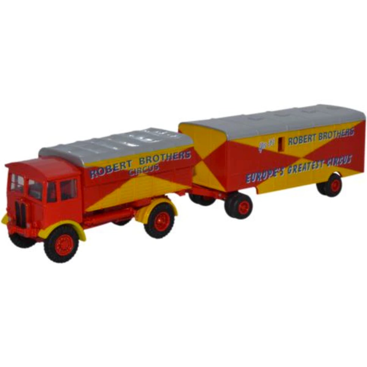 Oxford Diecast 76AEC019 AEC Matador and Trailer Robert Brothers - Phillips Hobbies