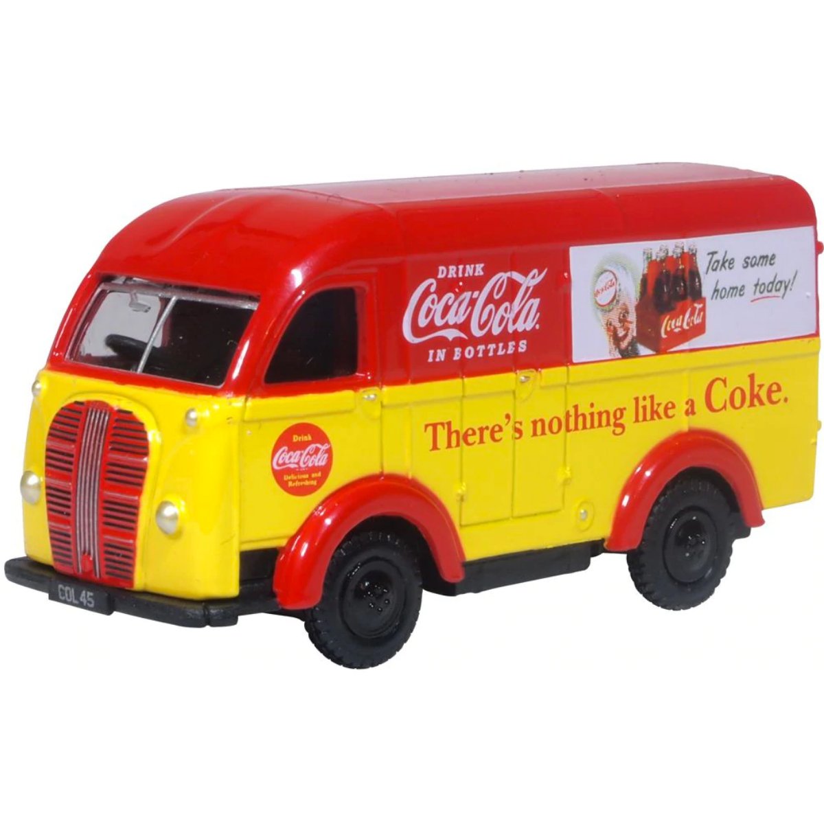 Oxford Diecast 76AK018CC Austin K8 Threeway Van Coca Cola - Phillips Hobbies