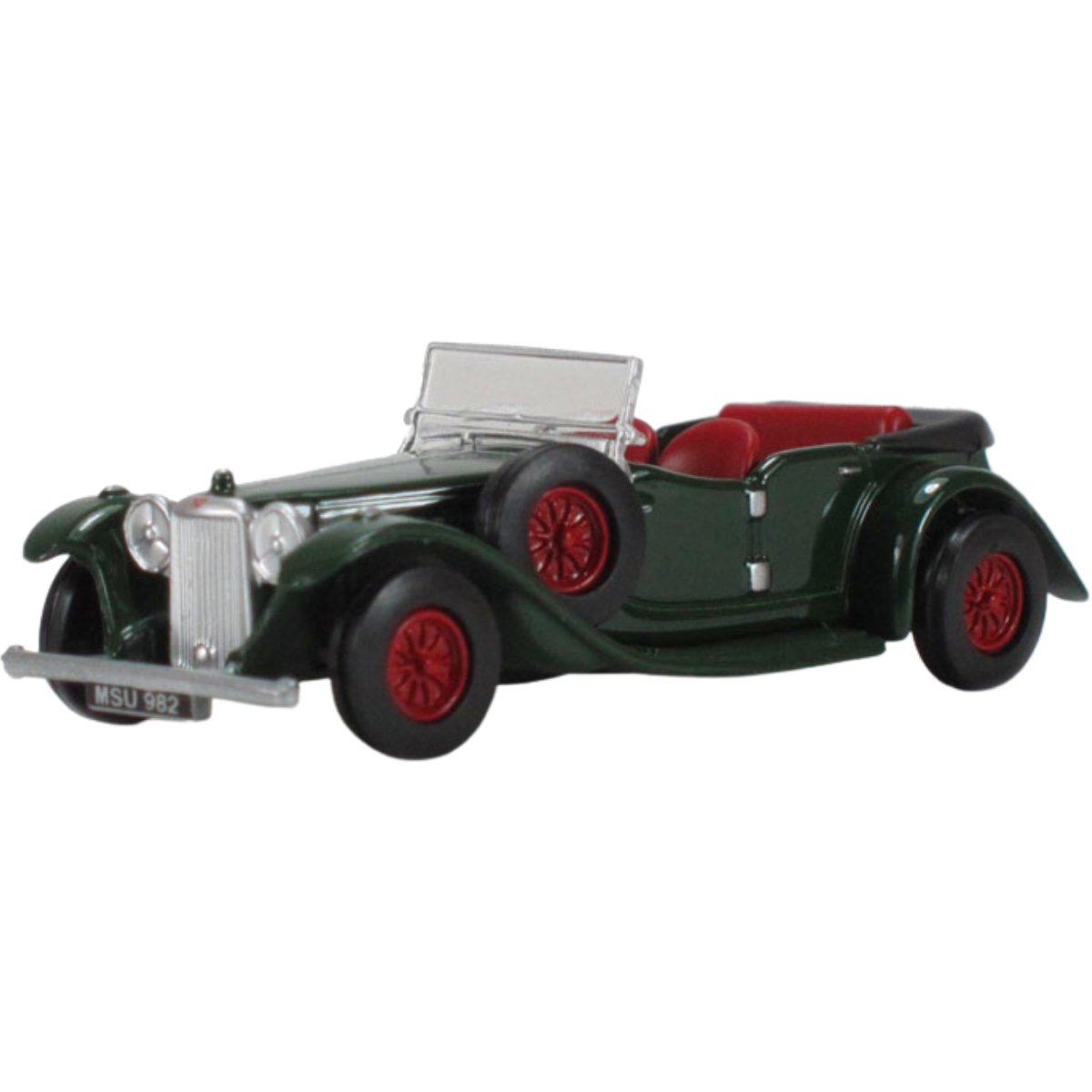 Oxford Diecast 76ALV004 British Racing Green Alvis Speed Twenty Cross & Ellis - Phillips Hobbies