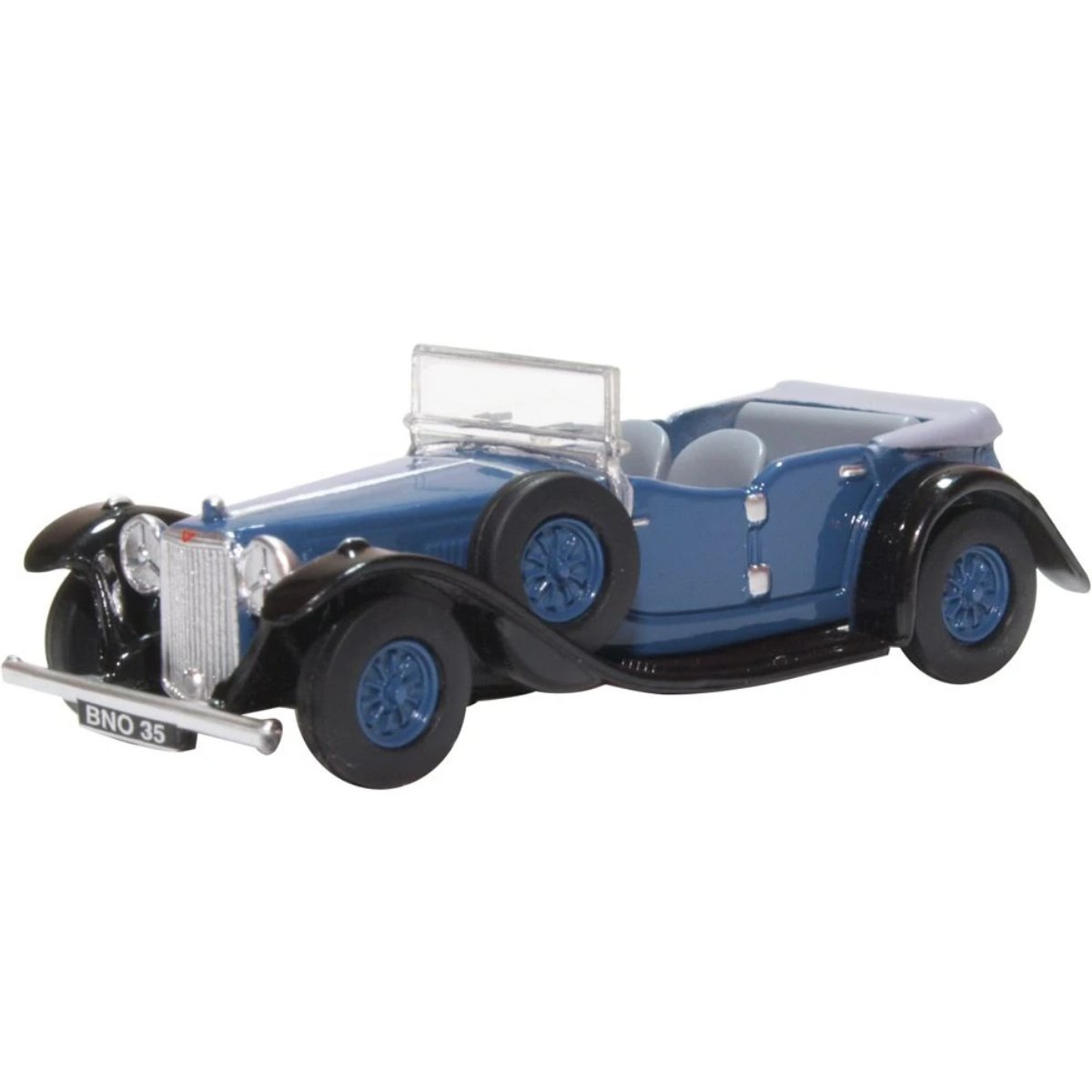 Oxford Diecast 76ALV005 Alvis Speed Twenty Royal Blue - Phillips Hobbies