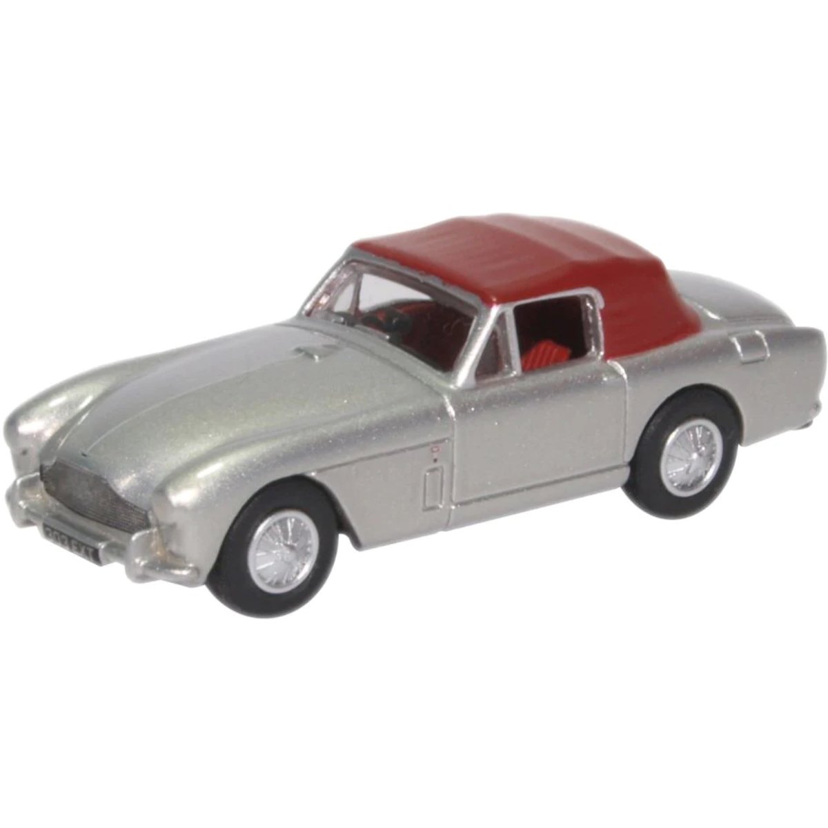 Oxford Diecast 76AMDB2004 Aston Martin DB2 MkIII DHC Snow Shadow Silver - Phillips Hobbies