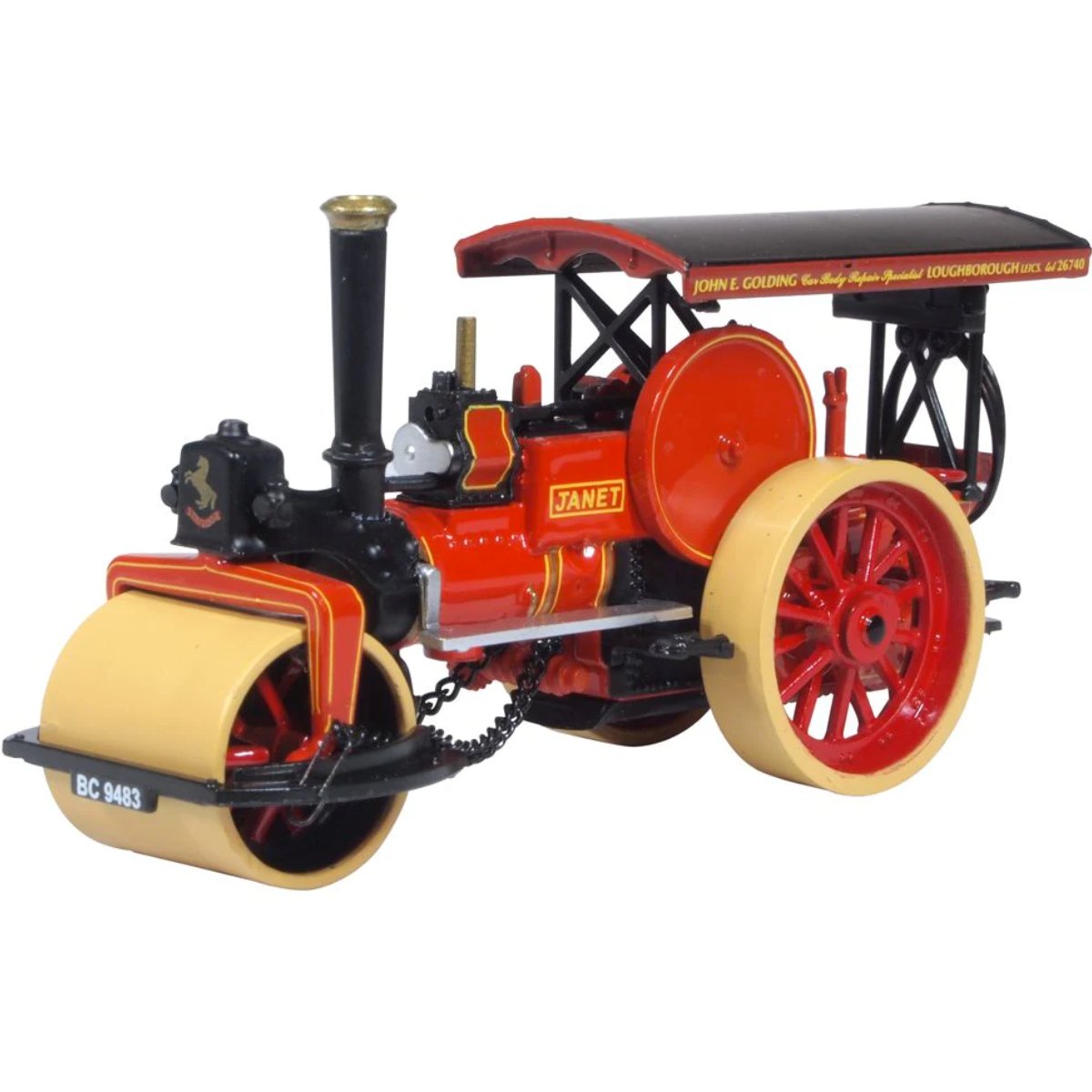 Oxford Diecast 76APR002 Janet Aveling & Porter 6 NHP Road Roller No.10991 - Phillips Hobbies