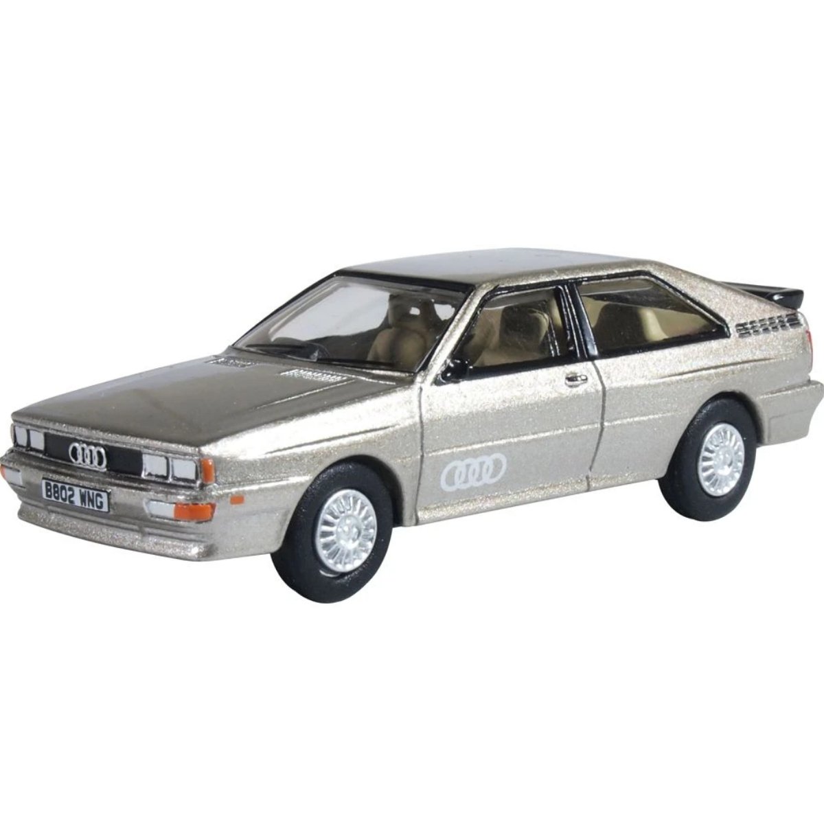 Oxford Diecast 76AQ003 Sable Brown Metallic Audi Quattro - Phillips Hobbies