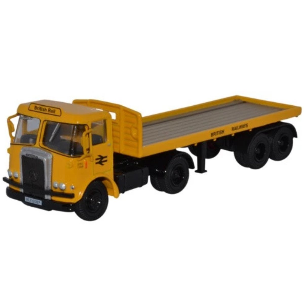 Oxford Diecast 76ATK003 Atkinson Borderer Flatbed Trailer British Rail - Phillips Hobbies