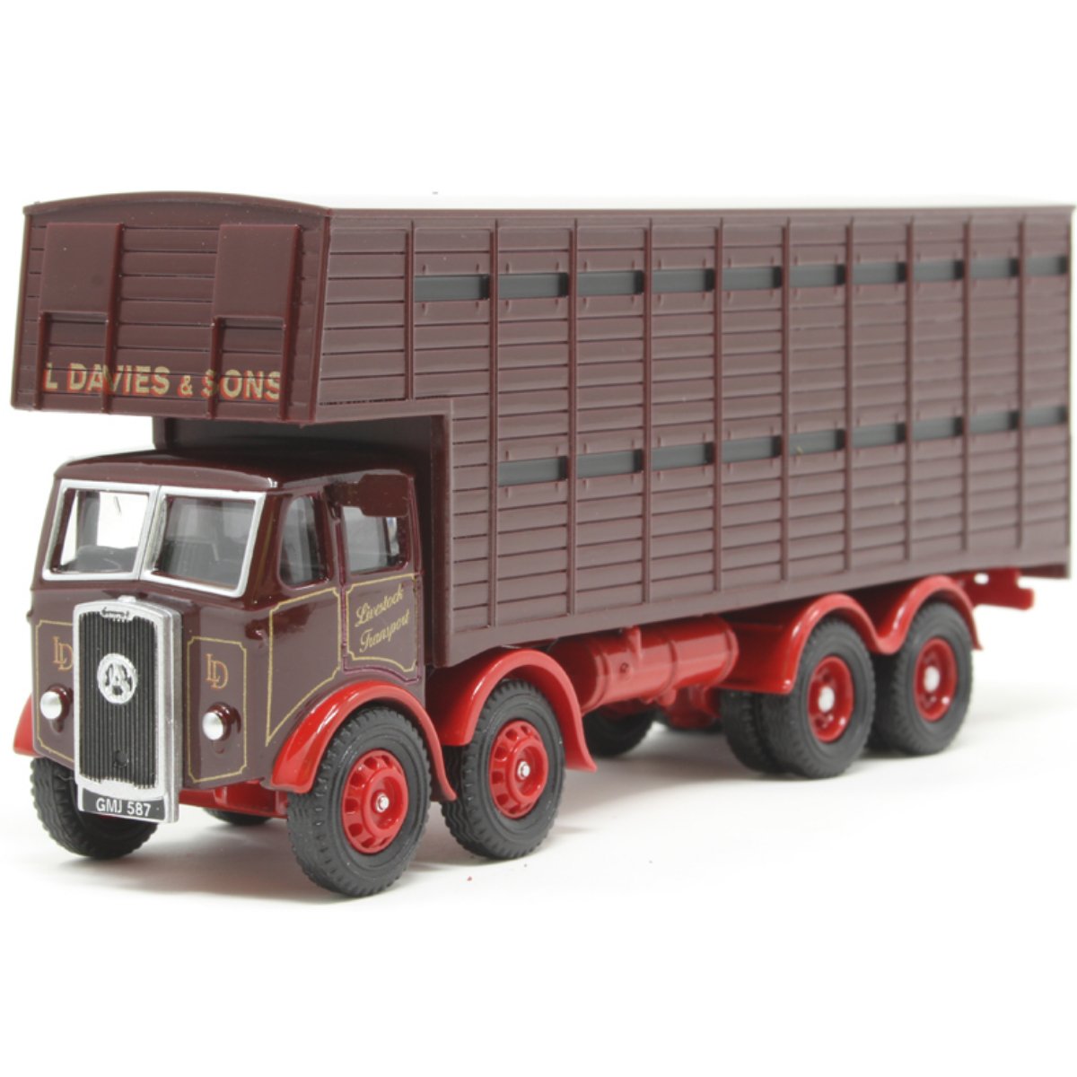 Oxford Diecast 76ATKL005 Atkinson Cattle Truck L Davies & Sons - Phillips Hobbies