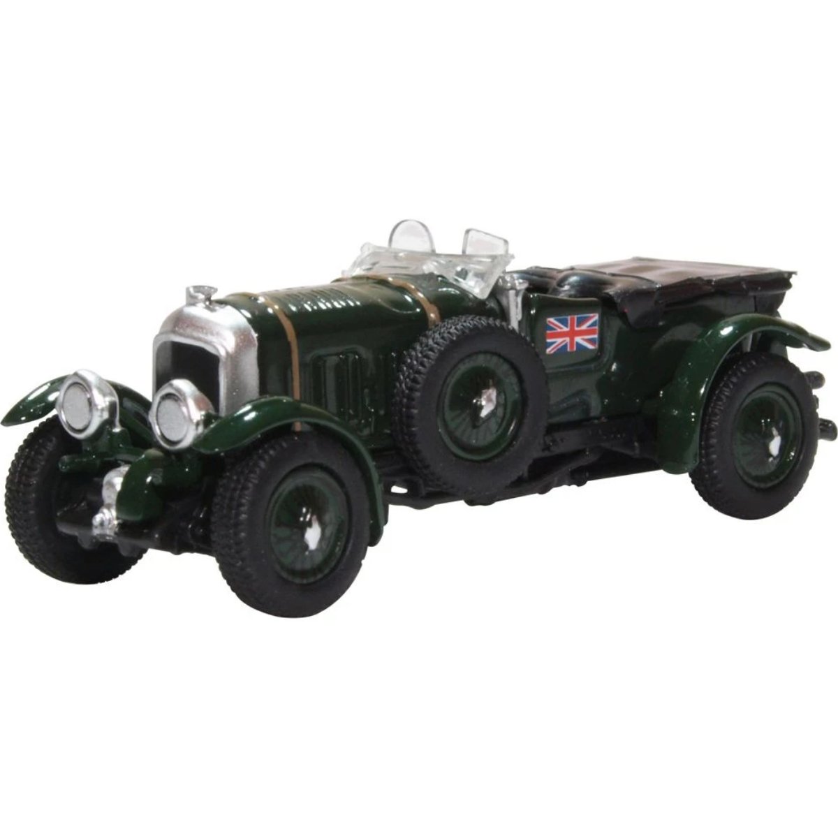 Oxford Diecast 76BB003 Bentley Blower British Racing Green - Phillips Hobbies