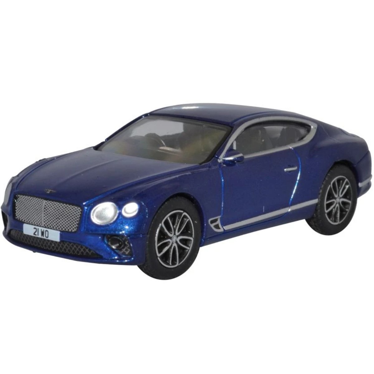 Oxford Diecast 76BCGT001 Bentley Continental GT Peacock Blue - Phillips Hobbies