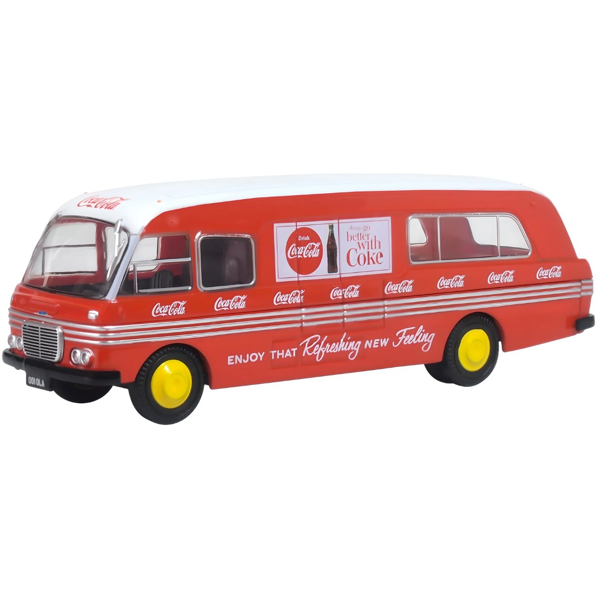 Oxford Diecast 76BMC005CC BMC Mobile Unit Coca Cola - Phillips Hobbies