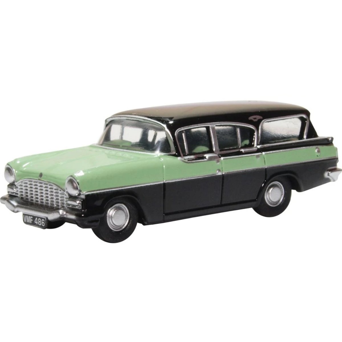 Oxford Diecast 76CFE008 Vauxhall Cresta Friary Estate Versailles Green/Black - Phillips Hobbies