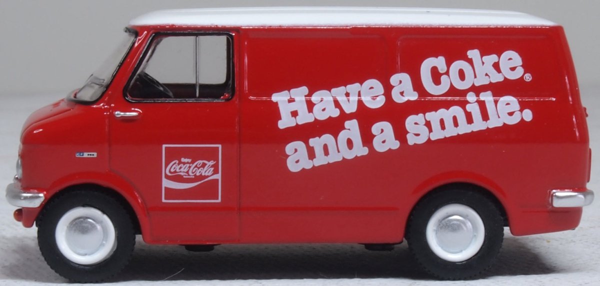 Oxford Diecast 76CFV005CC Bedford CF Coca Cola - 1:76 Scale - Phillips Hobbies