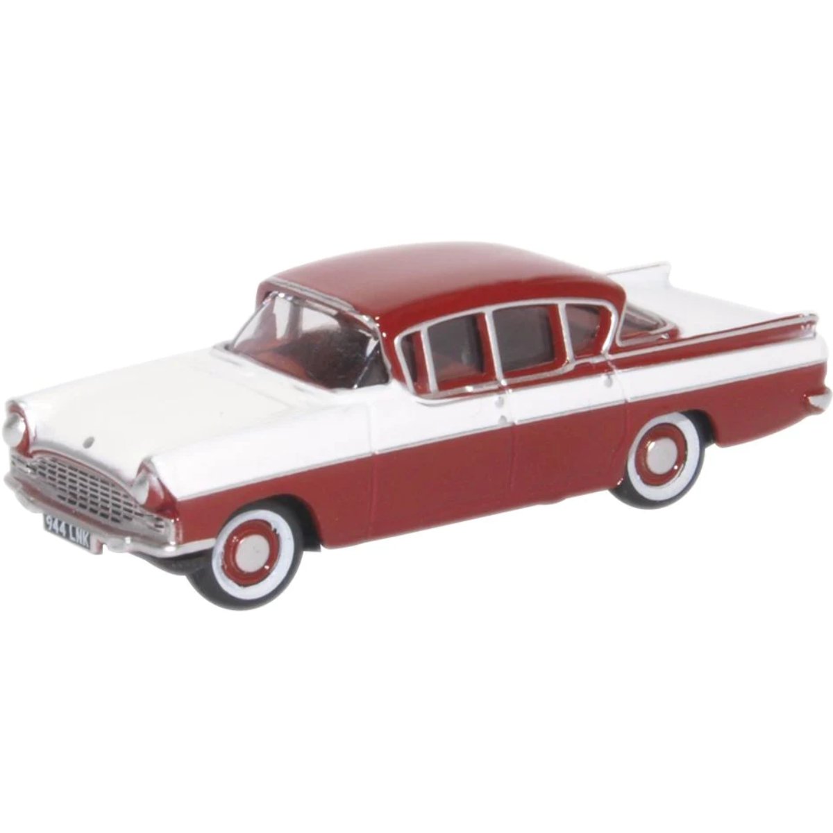 Oxford Diecast 76CRE009 Vauxhall Cresta Venetian Red Polar White - Phillips Hobbies