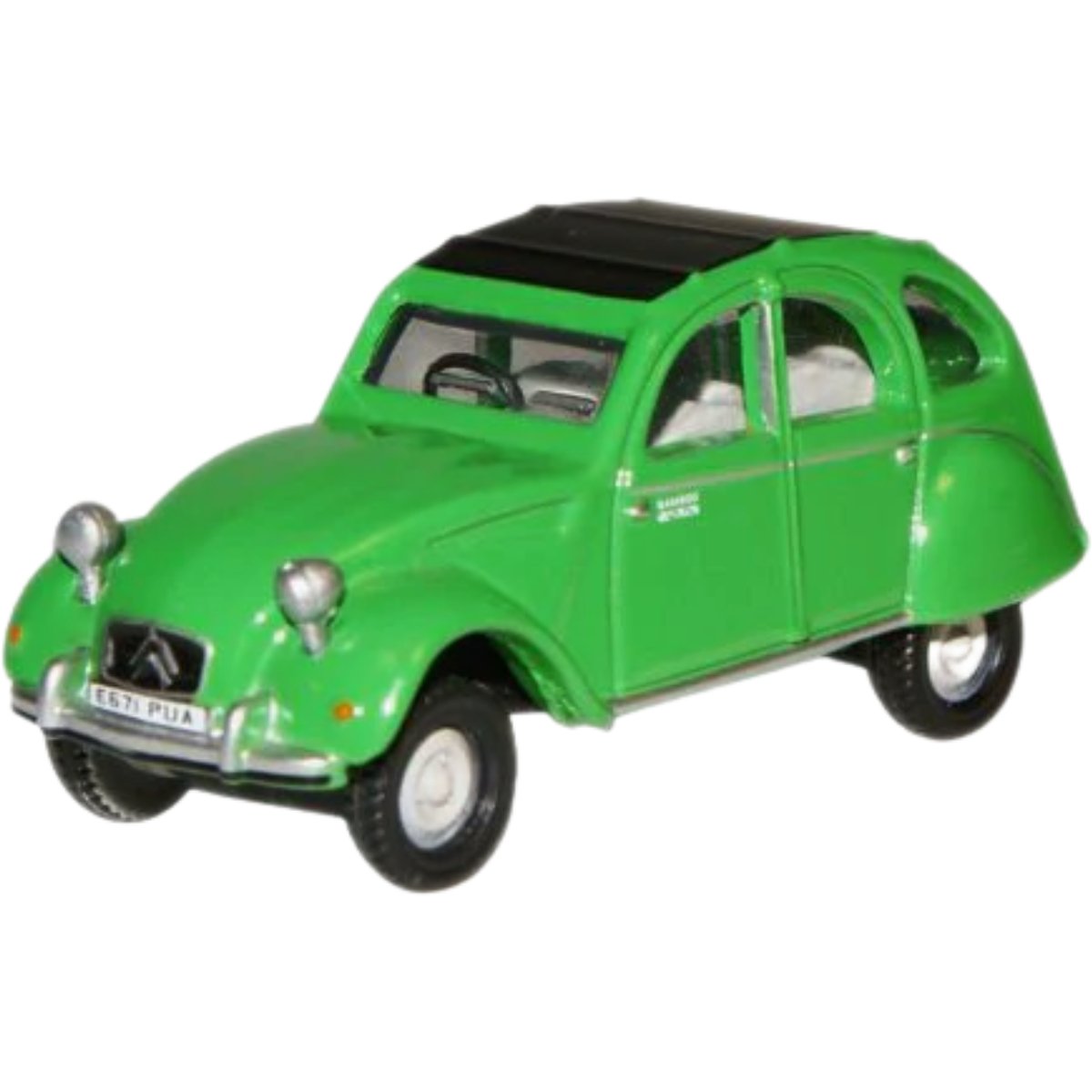 Oxford Diecast 76CT004 Bamboo Green Citroen 2CV - 1:76 Scale