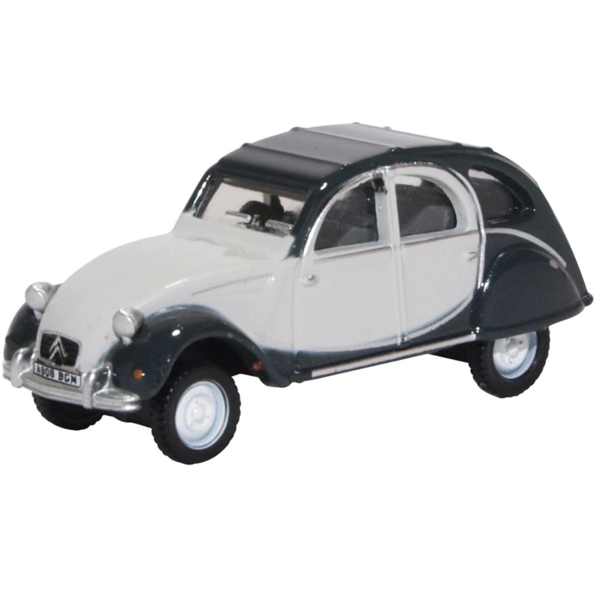 Oxford Diecast 76CT006 Citroen 2CV Charleston Cormorant Grey Midnight Grey - 1:76 Scale Model