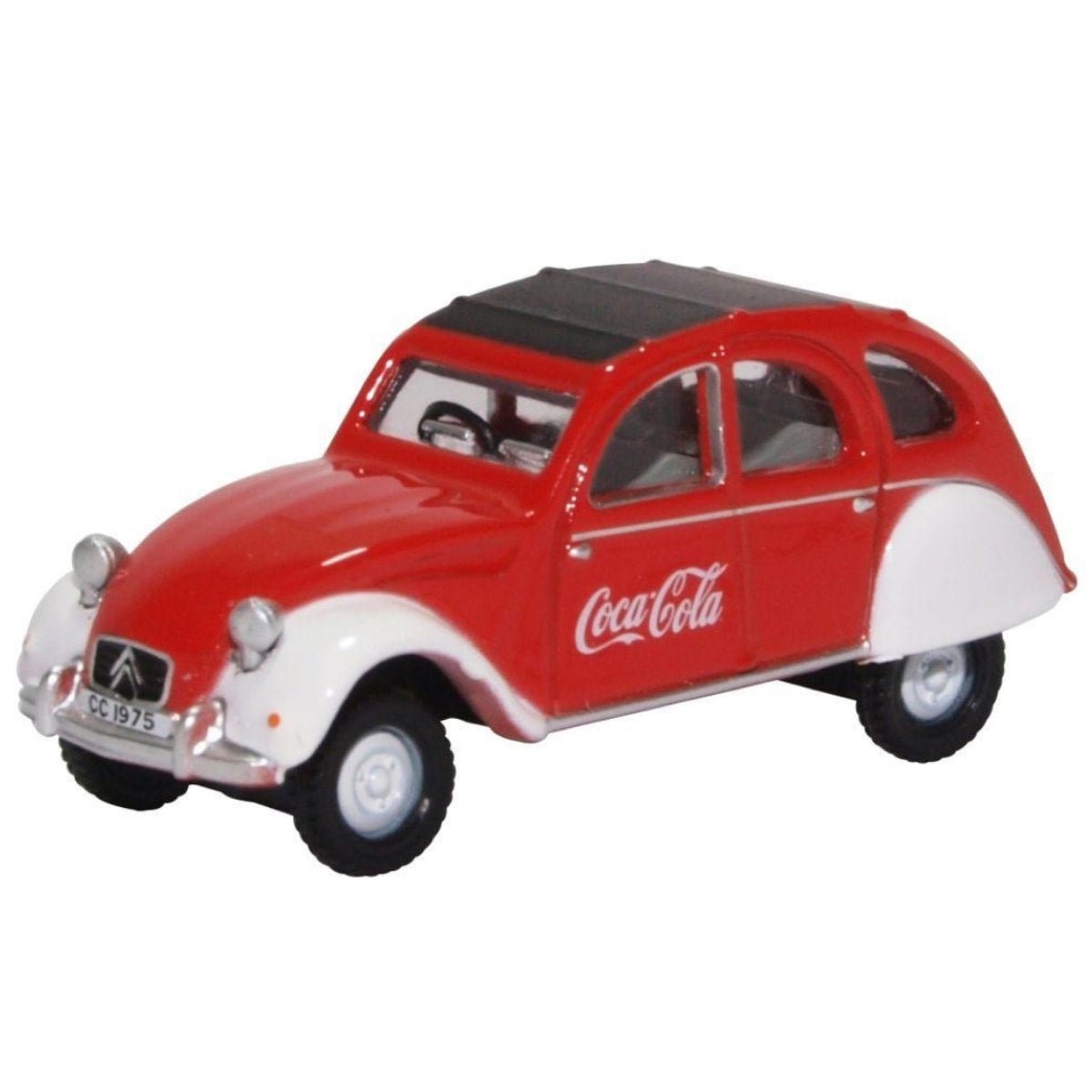 Oxford Diecast 76CT007CC Citroen 2CV Coca Cola - 1:76 Scale Model