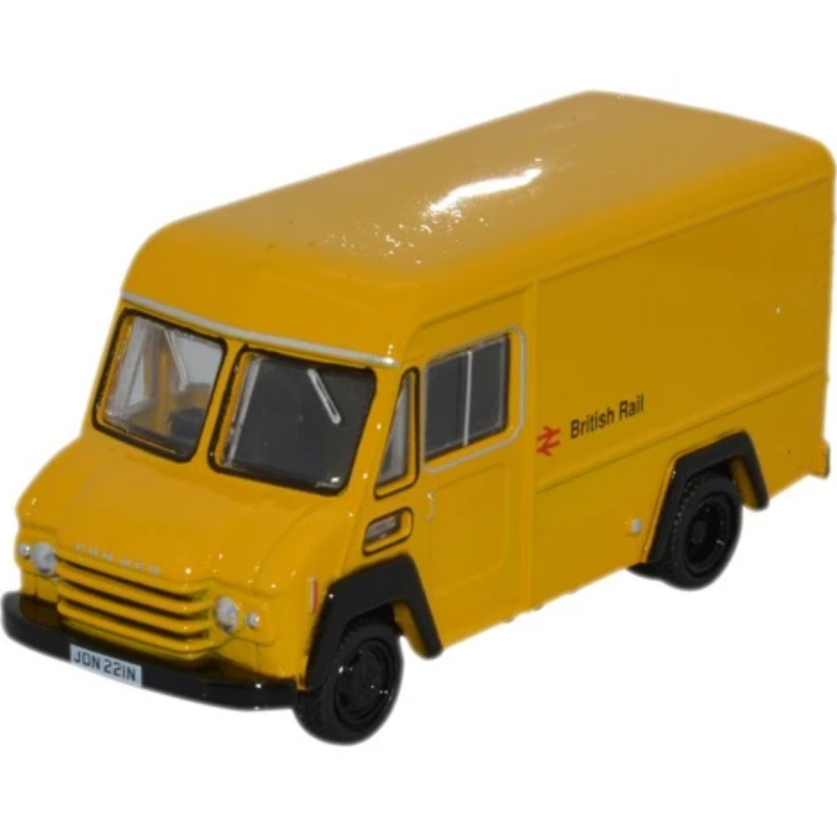 Oxford Diecast 76CWT002 Commer Walk Thru British Rail - Yellow - 1:76 Scale Model
