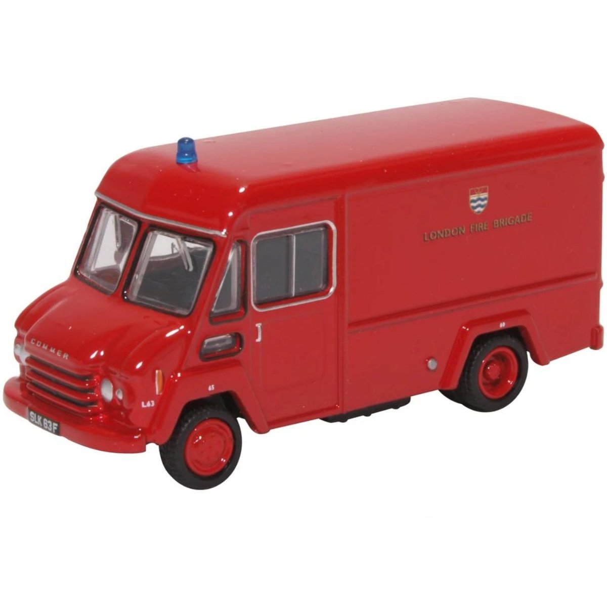 Oxford Diecast 76CWT003 Commer Walk Thru London Fire Brigade - 1:76 Scale Model