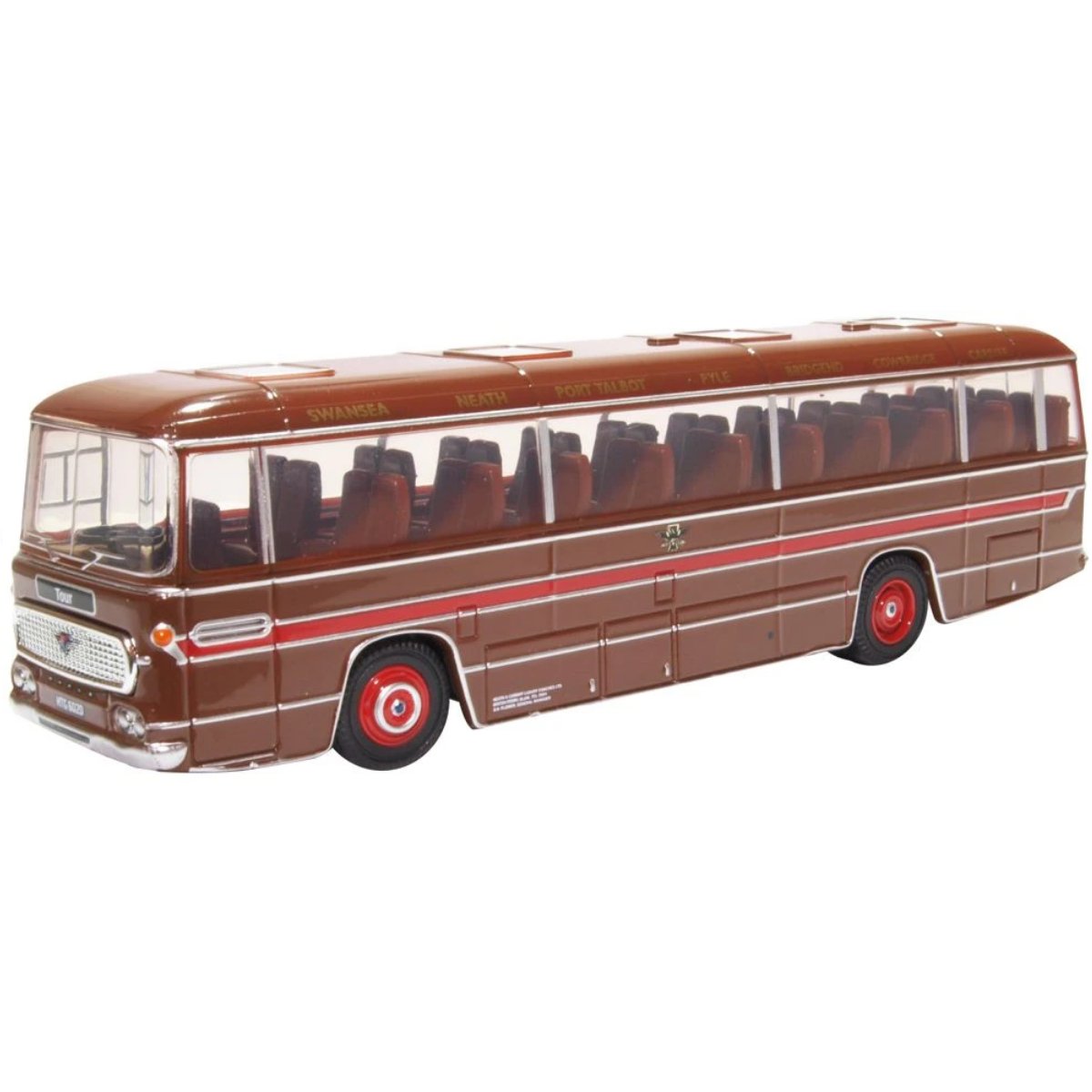 Oxford Diecast 76DC003 Duple Commander II Neath & Cardiff - 1:76 Scale Model
