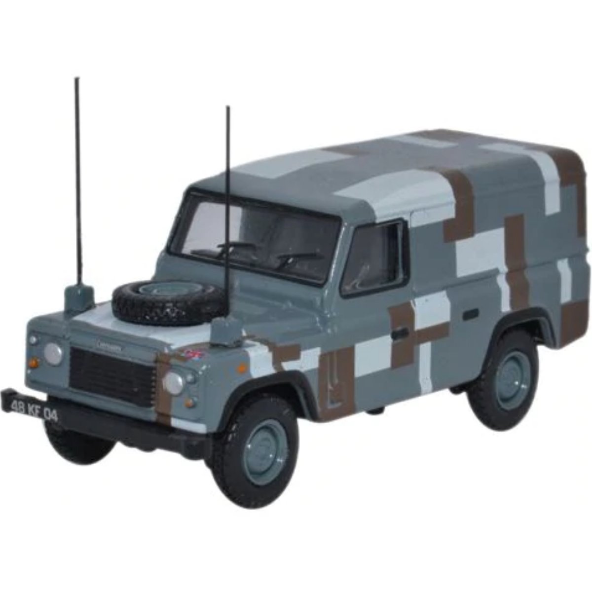 Oxford Diecast 76DEF012 Land Rover Defender Berlin Scheme - 1:76 Scale Model