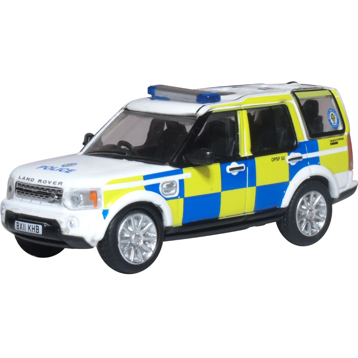 Oxford Diecast 76DIS006 West Midlands Police Land Rover Discovery 4 - 1:76 Scale Model