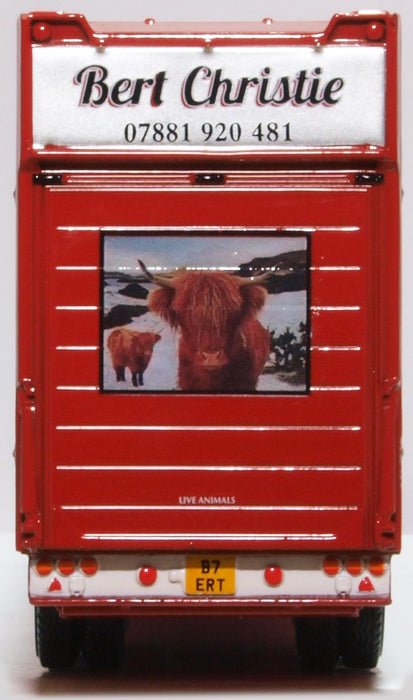 Oxford Diecast 76DXF005 DAF XF Euro 6 Houghton Parkhouse Livestock Transporter Bert Christie - 1:76 Scale - Phillips Hobbies