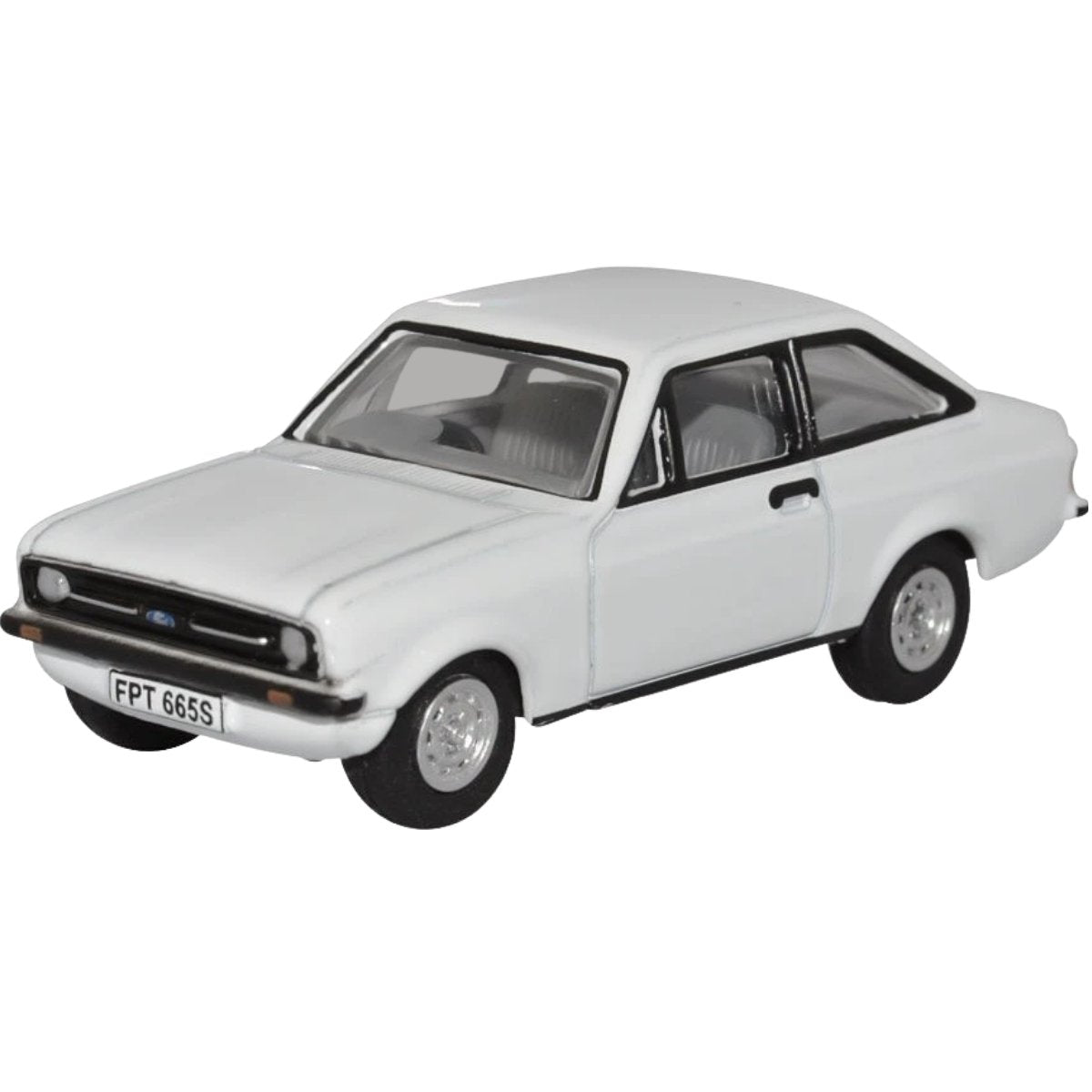 Oxford Diecast 76ESC003 Diamond White Ford Escort MK2 - Phillips Hobbies