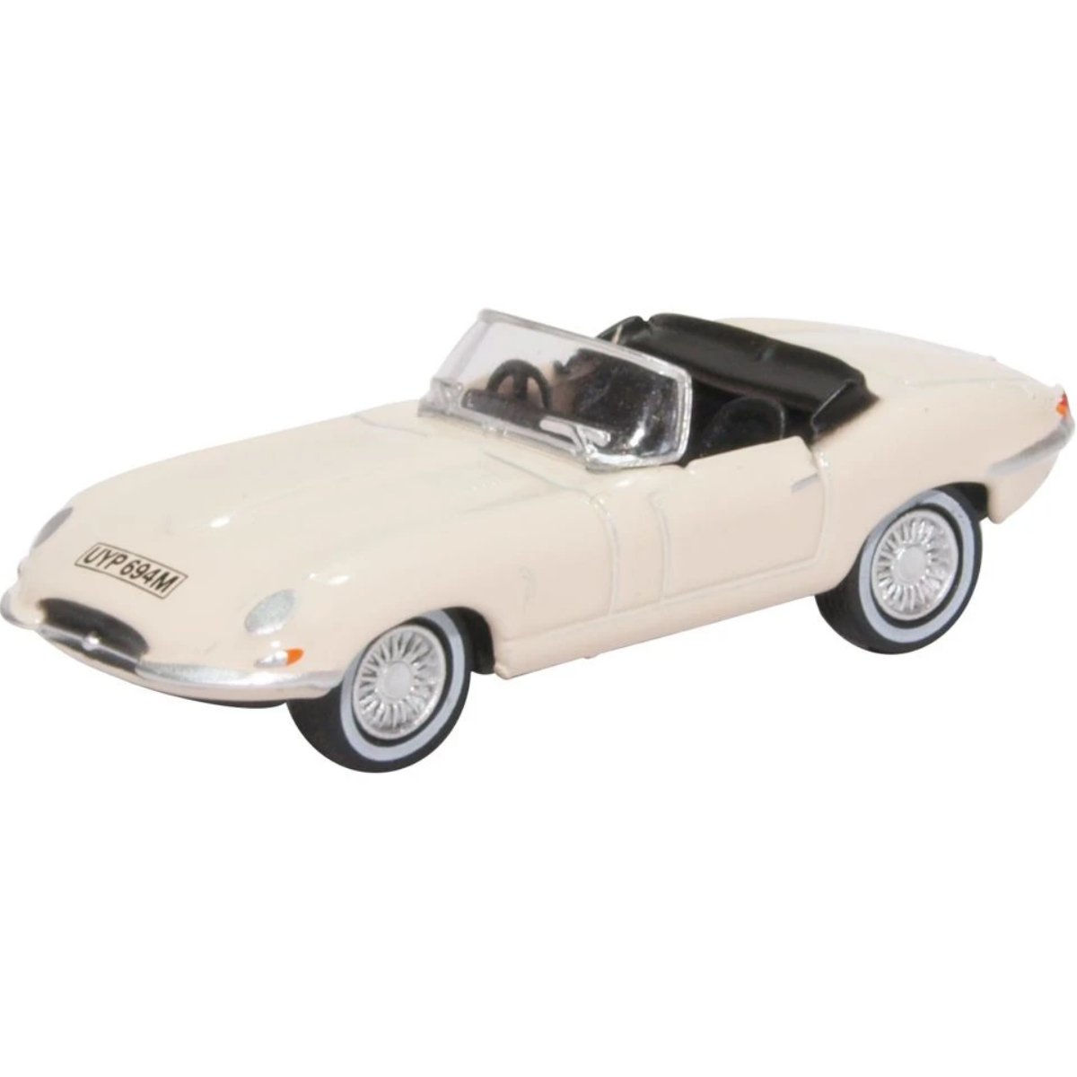 Oxford Diecast 76ETYP013 E Type Jaguar White - Phillips Hobbies