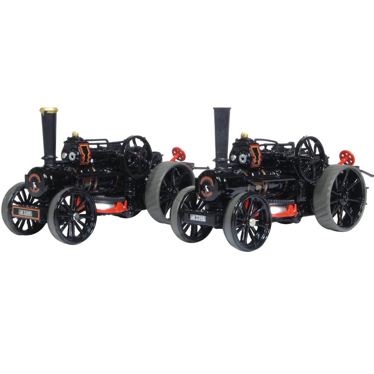 Oxford Diecast 76FBB006 Fowler BB1 Ploughing Engine x2 Master & Mistress - Phillips Hobbies