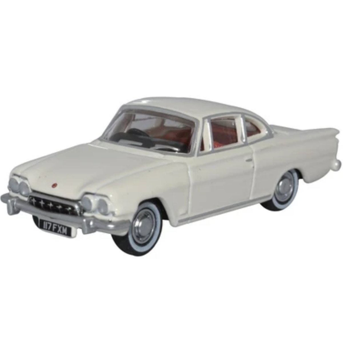 Oxford Diecast 76FCC004 Ermine White Ford Consul Capri - Phillips Hobbies