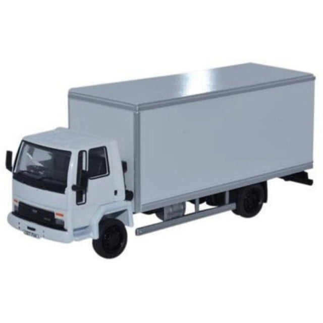 Oxford Diecast 76FCG002 Ford Cargo Box Van White - Phillips Hobbies