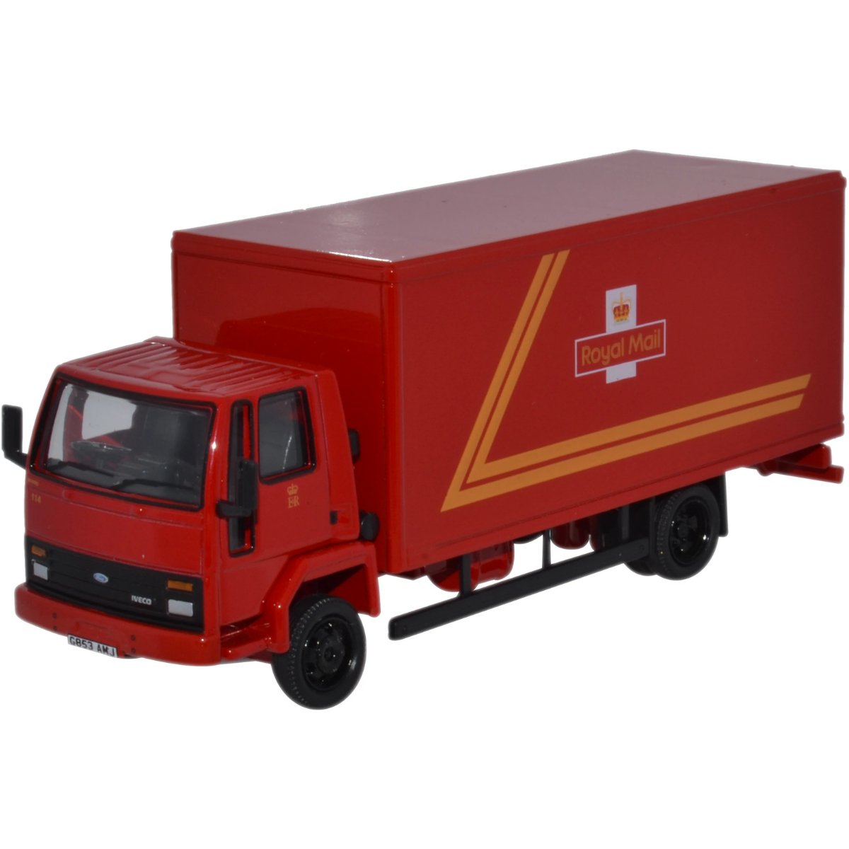 Oxford Diecast 76FCG004 Ford Cargo Box Van Royal Mail - Phillips Hobbies