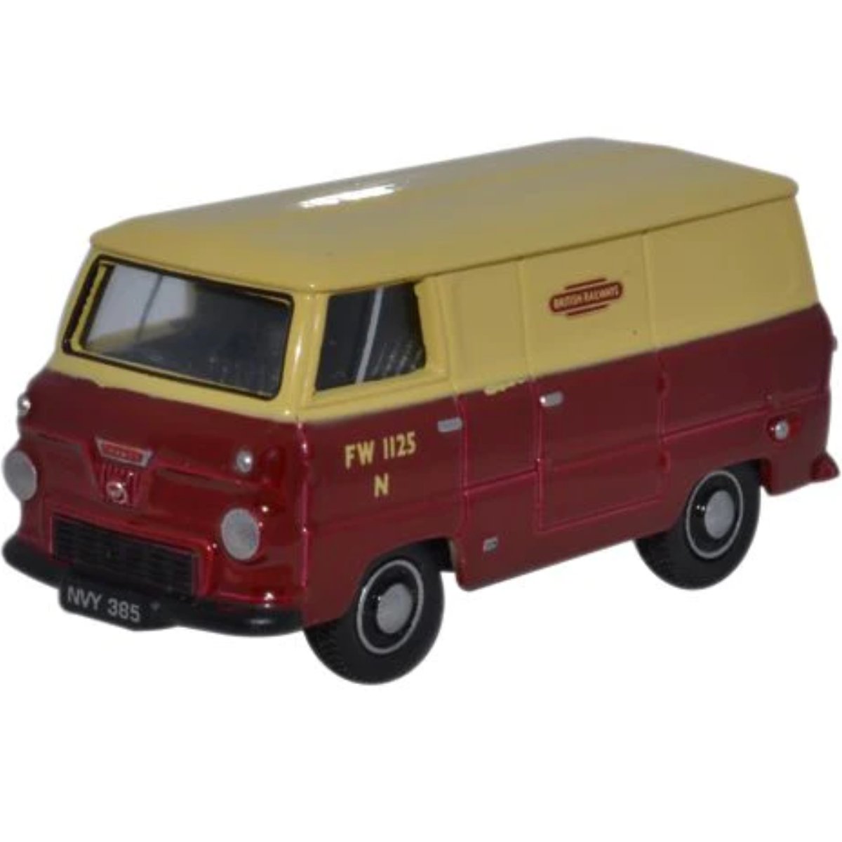Oxford Diecast 76FDE001 Ford 400E Van British Rail - Phillips Hobbies