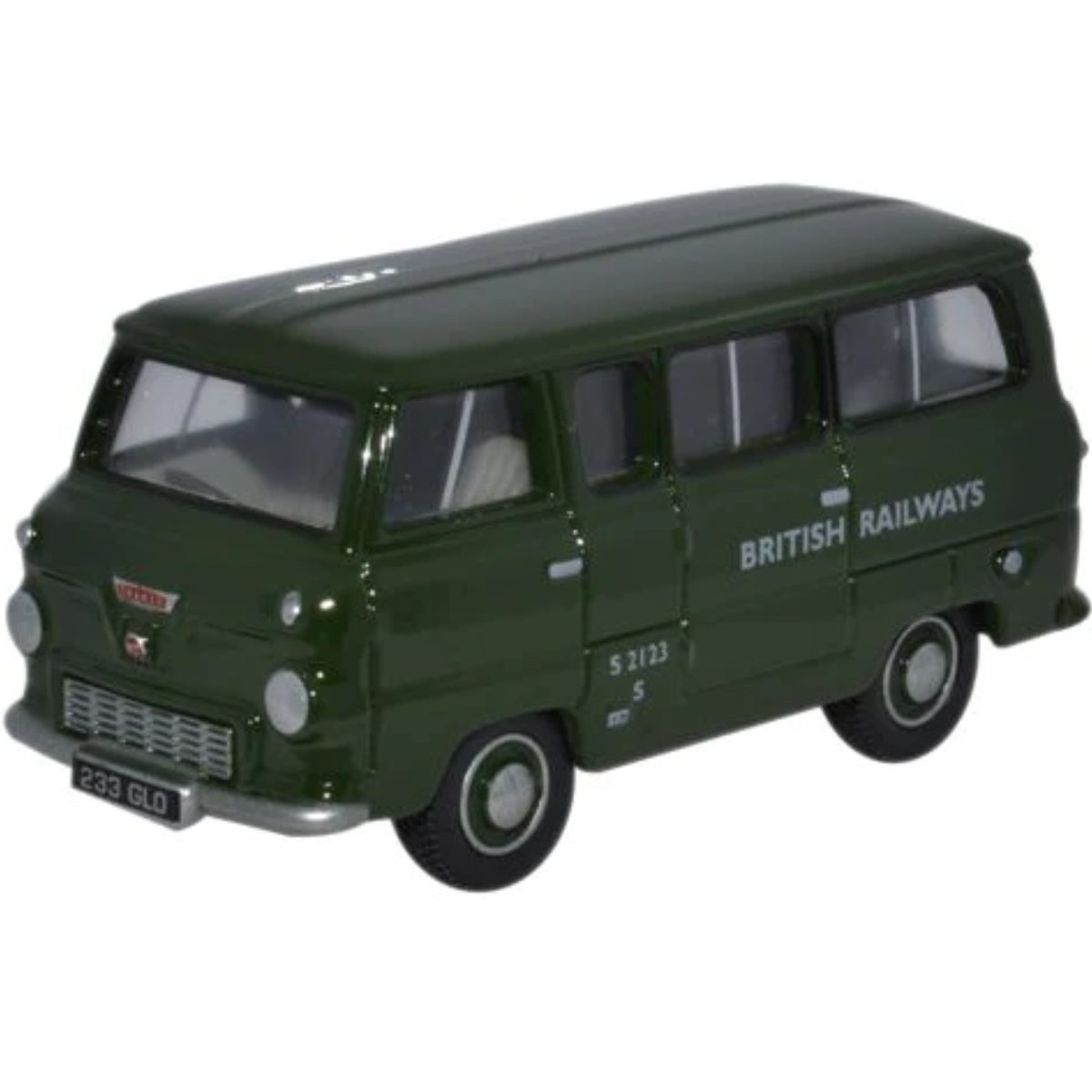Oxford Diecast 76FDE002 Ford 400E Minibus British Railways - Phillips Hobbies