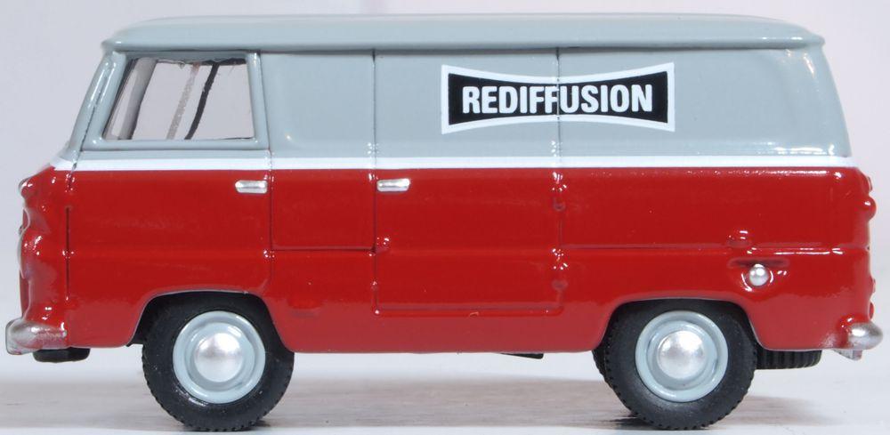 Oxford Diecast 76FDE015 Rediffusion Ford 400E Van - Phillips Hobbies