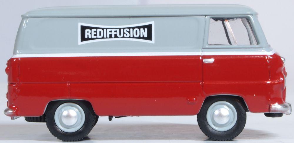 Oxford Diecast 76FDE015 Rediffusion Ford 400E Van - Phillips Hobbies