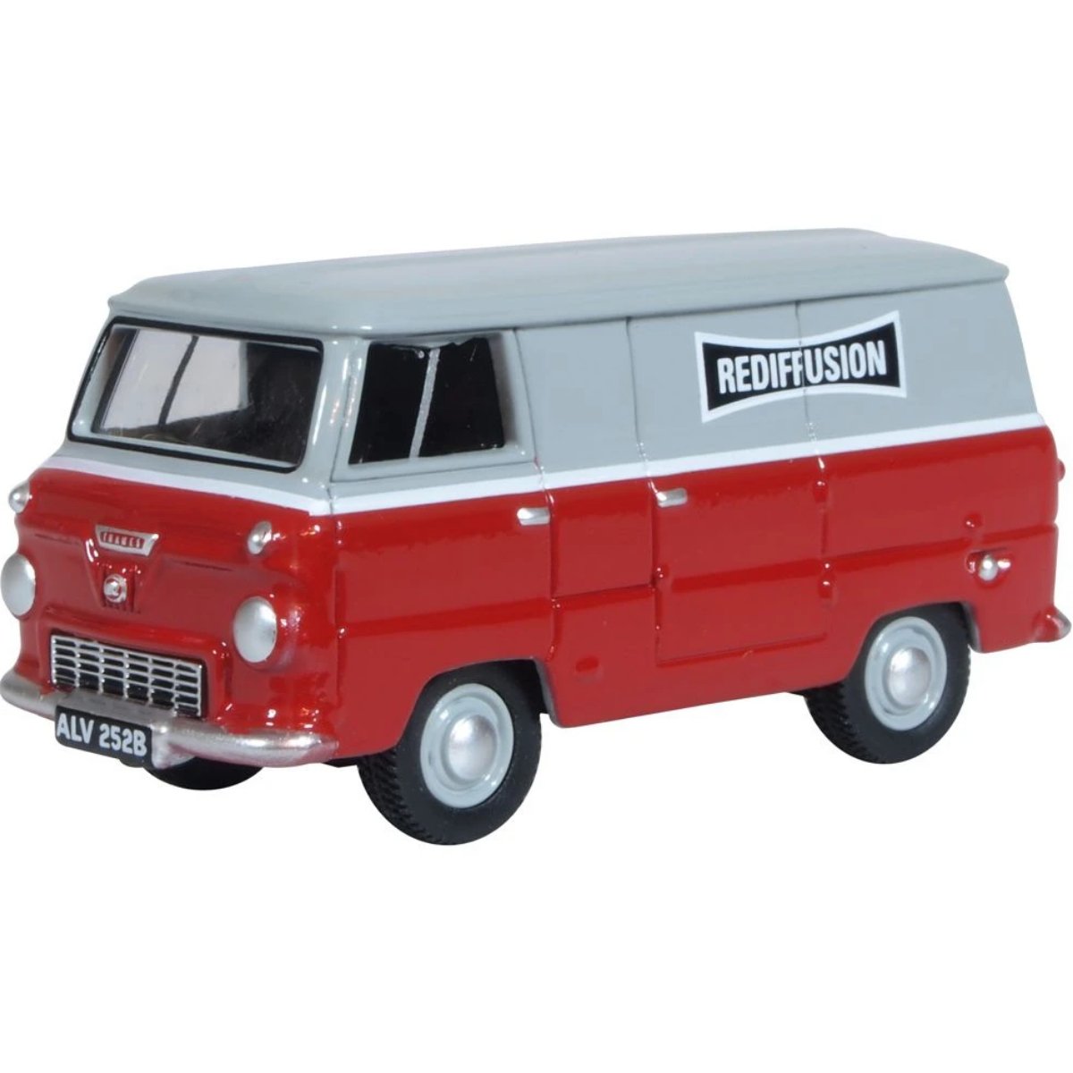 Oxford Diecast 76FDE015 Rediffusion Ford 400E Van - Phillips Hobbies