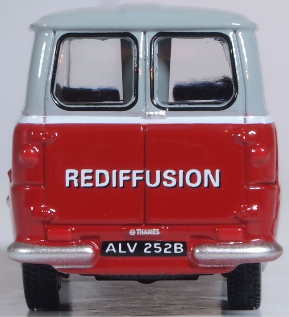 Oxford Diecast 76FDE015 Rediffusion Ford 400E Van - Phillips Hobbies