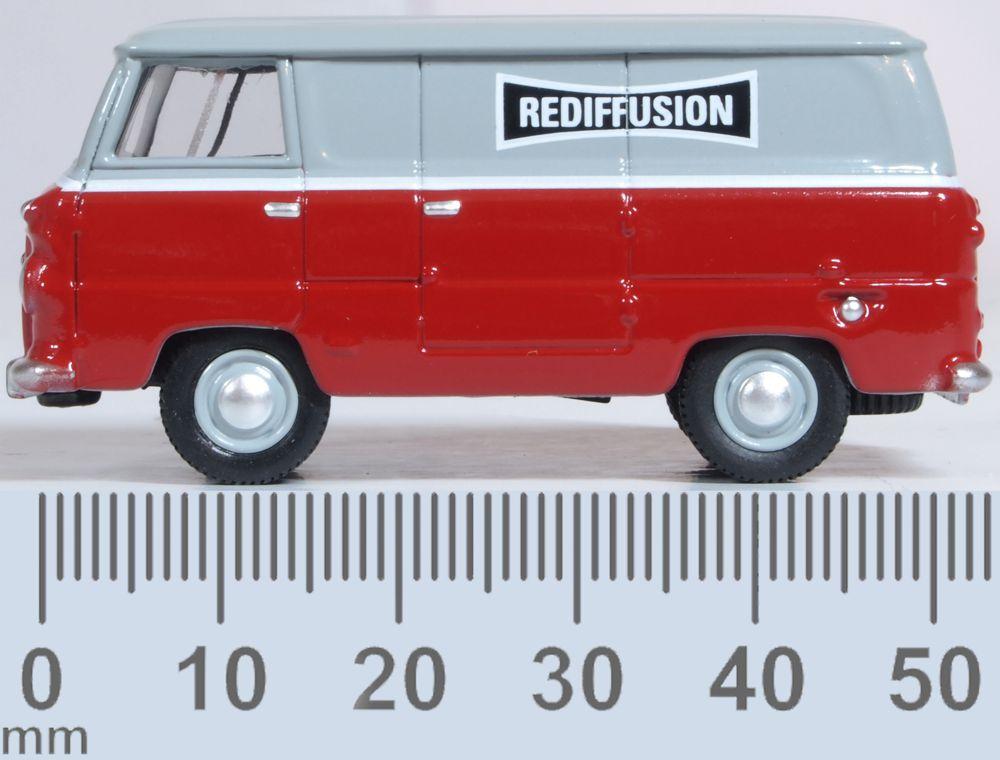 Oxford Diecast 76FDE015 Rediffusion Ford 400E Van - Phillips Hobbies