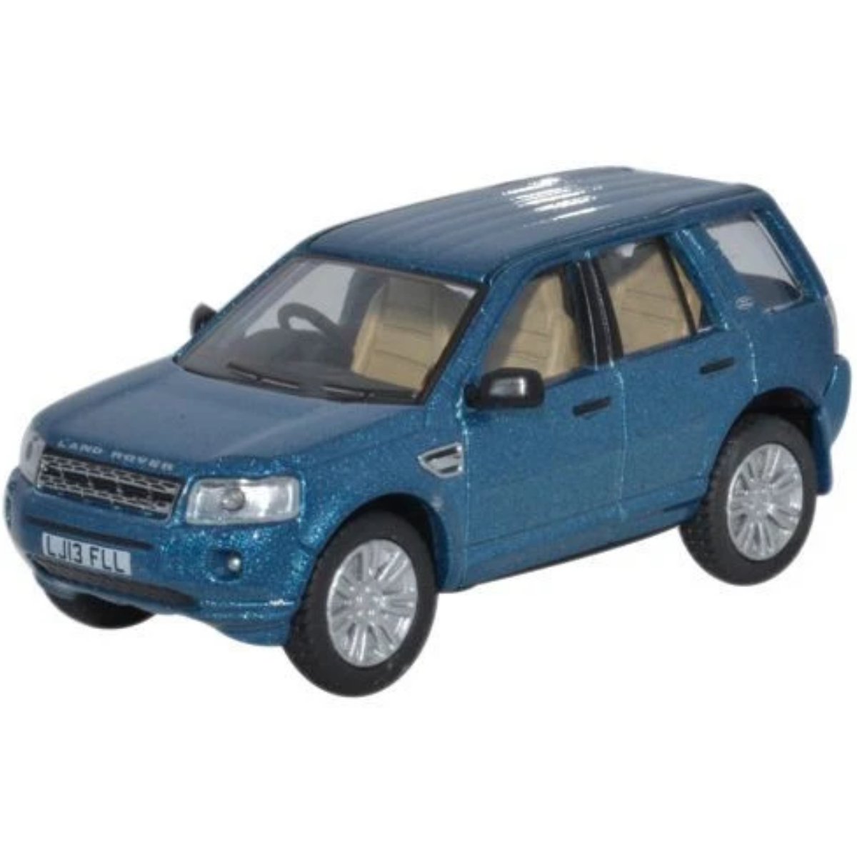 Oxford Diecast 76FRE003 Land Rover Freelander Mauritius Blue - Phillips Hobbies