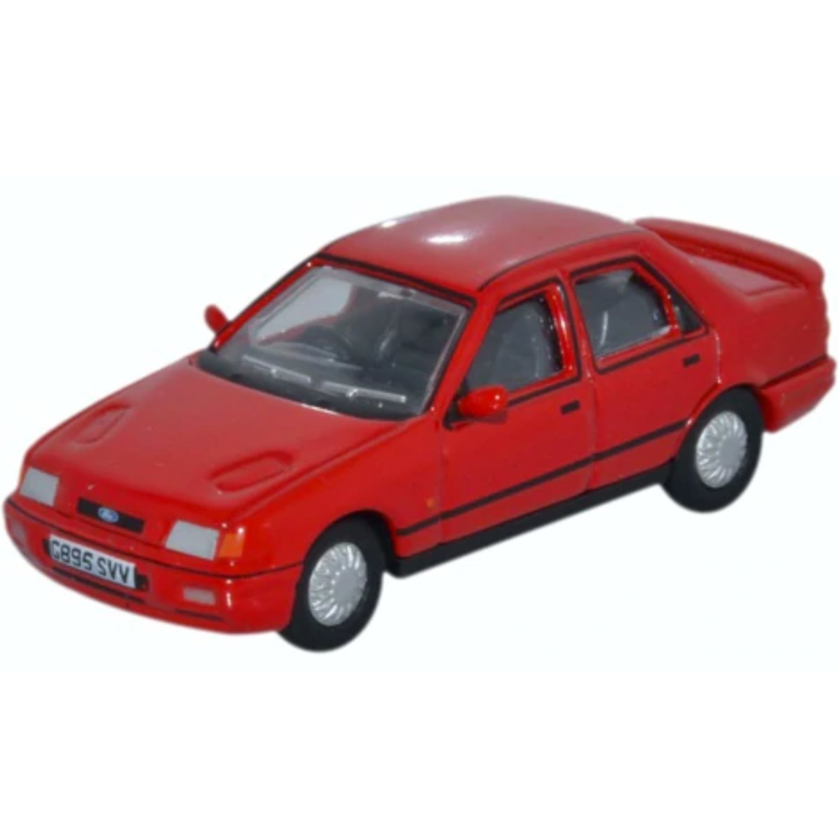 Oxford Diecast 76FS003 Ford Sierra Sapphire Radiant Red - Phillips Hobbies
