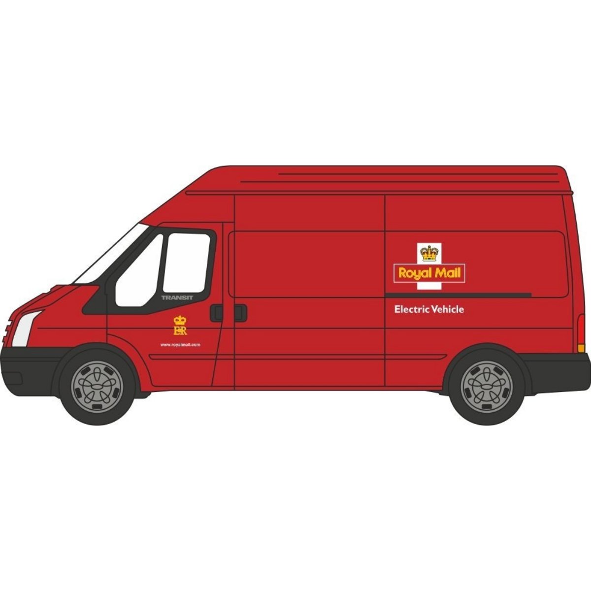 Oxford Diecast 76FT024 Ford Transit LWB High Royal Mail - Phillips Hobbies