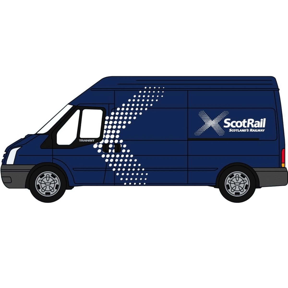 Oxford Diecast 76FT028 Ford Transit MK5 LWB High ScotRail - Phillips Hobbies