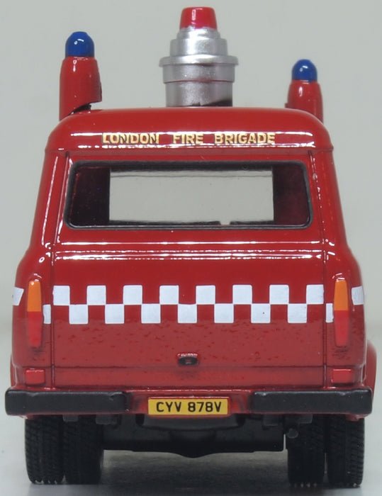 Oxford Diecast 76FT2003 Ford Transit Mk2 London Fire Brigade DCU - 1:76 Scale - Phillips Hobbies